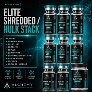 Elite Shredded x Hulk Stack (3 month)